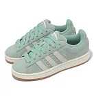 adidas 休閒鞋 Campus 00s W 綠 白 女鞋 麂皮 復古 三葉草 愛迪達 JI1984