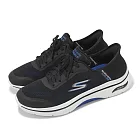 Skechers 休閒鞋 Go Walk Arch Fit 2 Slip-Ins 男鞋 黑 套入式 緩衝 健走鞋 216604BKBL