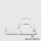 【BRAUN BUFFEL 德國小金牛】台灣總代理 薇拉-A 附背帶小肩包-白色/BF850-51-WT