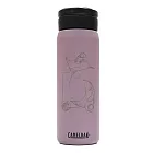 【美國 CamelBak】海洋質感生活-750ml不鏽鋼保溫瓶(保冰) 天空紫-魟魚