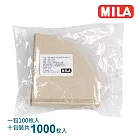 MILA V型(錐型)無漂白02濾紙1000枚入