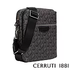 【Cerruti 1881】限量2折 義大利頂級側背包肩背包 全新專櫃展示品 (黑色 CEBO06805P)