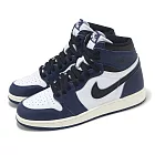 Nike 休閒鞋 Air Jordan 1 Retro High OG GS 大童 女鞋 午夜藍 FD1437-401