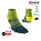 injinji 女 Trail野跑避震吸排五趾短襪 M-L 螢火蟲