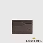 【BRAUN BUFFEL 德國小金牛】台灣總代理 巴雷特 6卡卡夾-咖啡色/BF546-151-GCO