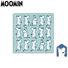 MOOMIN 嚕嚕米 夏日必備可愛吸汗手帕 淺藍咪咪款