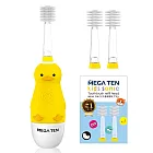 VIVATEC-MEGA TEN 360兒童電動牙刷(含機身1組+刷頭3入) 小鴨