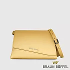 【BRAUN BUFFEL 德國小金牛】台灣總代理 阿格瑪 斜背包-淺棕色/BF826-12-CR