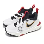 Nike 籃球鞋 Team Hustle D 11 PS 中童 白 黑 金 童鞋 魔鬼氈 運動鞋 DV8994-104