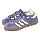 adidas 休閒鞋 Gazelle Indoor 男鞋 女鞋 紫 德訓鞋 復古 麂皮 膠底 愛迪達 IF9645