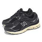 New Balance 休閒鞋 2002R 男鞋 女鞋 黑 米白 麂皮 拼接 緩衝 千禧跑鞋 情侶鞋 NB M2002RIB-D