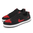 Nike 滑板鞋 SB Alleyoop Bred 男鞋 黑 紅 低筒 麂皮 休閒鞋 運動鞋 CJ0882-006