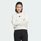 ADIDAS CREW 女圓領套頭衫-JJ1109 L 白色