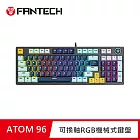 FANTECH ATOM96 95%可換軸體RGB 紅軸機械式鍵盤(MK890)-海軍藍款