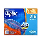 Ziploc 密保諾 雙層夾鏈冷凍保鮮袋 17.7cmx18.8cm 54入x4盒