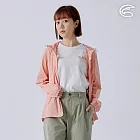 ADISI 女抗UV平織彈性連帽收腰夾克 AJ2411003 (S-2XL)｜輕量 快乾 速乾 彈性 透氣 防曬外套 S 香桃粉