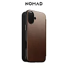 美國NOMAD 摩登Classic皮革保護套<BR>iPhone 16(6.1＂) 棕