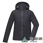 【ATUNAS 歐都納】男款GORE-TEX PACLITE PLUS防水透氣單件式外套A1GTDD02M*- M 黑