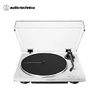 鐵三角AT-LP70XBT 全自動無線黑膠唱盤機  白銀色