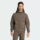 ADIDAS D4T FULL-ZIP HO 男連帽外套-IY1133 L 棕色