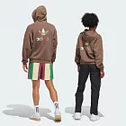 ADIDAS GFX Hoodie 男女圓領套頭衫-IY7372 L 棕色