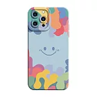 【立元】TPU微笑手機防摔殼 iPhone 16 pro MAX 藍色