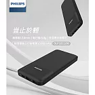 【Philips 飛利浦】6250mAh Type-C+Type-A+MicroUSB行動電源 (DLP1811/96)