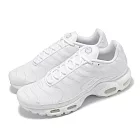 Nike 休閒鞋 Air Max Plus 男鞋 白 氣墊 刺繡 運動鞋 AJ2029-100