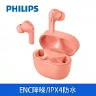 【Philips 飛利浦】藍牙5.2 防水IPX4 真無線藍牙耳機 (TAT2206)  黃色