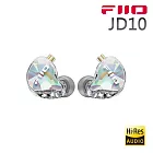 FiiO X Jade Audio JD10 單動圈CIEM可換線耳機-透明款