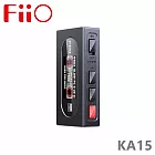 FIIO KA15 隨身型解碼耳機轉換器 雙CS43198加雙運算放大器 公司貨保固一年 午夜黑