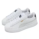 Puma 休閒鞋 Lajla Clean Wns 女鞋 白 黑 灰 皮革 燙金 小白鞋 39773503