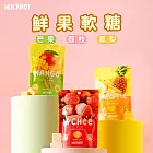 【MOCKNOT】鮮果軟糖-芒果軟糖/荔枝軟糖/鳳梨軟糖 口味任選6包(65g/包) 鳳梨軟糖x6包