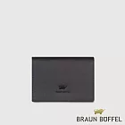 【BRAUN BUFFEL 德國小金牛】台灣總代理 艾康-A 厚型名片夾黑色/BF554-140-BK