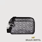 【BRAUN BUFFEL 德國小金牛】台灣總代理 菲利斯 斜背包-黑色/BF553-03-BK