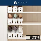 【LIKE-IT】三段可調節雙層收納鞋架(6入組) | 鈴木太太公司貨