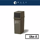 【LIKE-IT】CAFE STYLE 前開式高版可疊垃圾桶 25L 共4色-  咖啡棕 | 鈴木太太公司貨