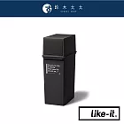 【LIKE-IT】CAFE STYLE 前開式高版可疊垃圾桶 25L 共4色-  竹炭黑 | 鈴木太太公司貨