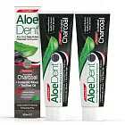 英國 AloeDent 炭潔淨牙膏(無氟 100ml x 2入)