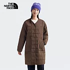 The North Face W HERITAGE PADDED PARKA - AP 女防潑水鋪棉外套-NF0A89YH1OI L 棕色