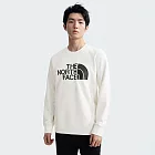 The North Face M TNF FOUNDATION RLX CREW - AP 男長袖大學T-NF0A8AT7QLI 3XL 白色