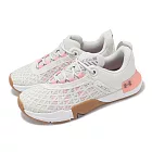 Under Armour 訓練鞋 TriBase Reign 5 女鞋 灰 粉紅 穩定 支撐 健身 緩震 UA 3026022300