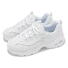 Skechers 休閒鞋 D Lites 女鞋 白 厚底 緩衝 拼接 老爹鞋 896180WHT