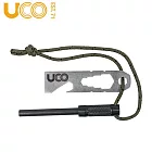 美國【UCO】 SURVIVAL FIRESTRIKER 生存者打火棒 / 起火棒 / 生火棒 / 打火石 / 求生起火 /鎂棒 黑