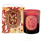 Diptyque 2024聖誕限量蠟燭(70g)甜點，附提袋與蝴蝶結