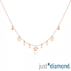 【Just Diamond】星空璨影 18K玫瑰金項鍊(網路限定)