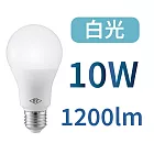 SY聲億科技 10W LED高效能廣角燈泡 8入1組 (E-27燈泡/LED螺旋燈泡/LED球泡燈/LED燈泡)  白光 8入1組