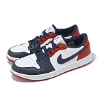 Nike 高爾夫球鞋 Air Jordan 1 Low Golf USA 男鞋 藍 紅 休閒鞋 AJ1 DD9315-113