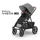 【UPPAbaby】VISTA V3王者之尊旗鑑推車-單人推車 黑灰 GRY