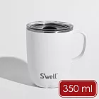 《S’well》Mug不鏽鋼滑蓋保溫馬克杯(雲朵白350ml) | 保溫杯 保冷保冰杯 推蓋直飲杯 環保杯 便攜杯 咖啡杯 隨行杯